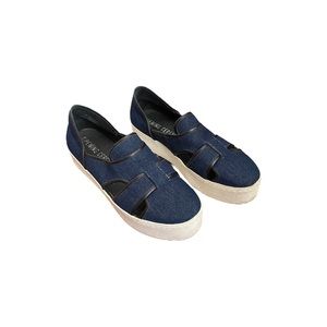 Opening Ceremony “Binx” Denim Platform Sneakers Size 7